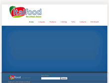 Tablet Screenshot of italfoodcheese.com